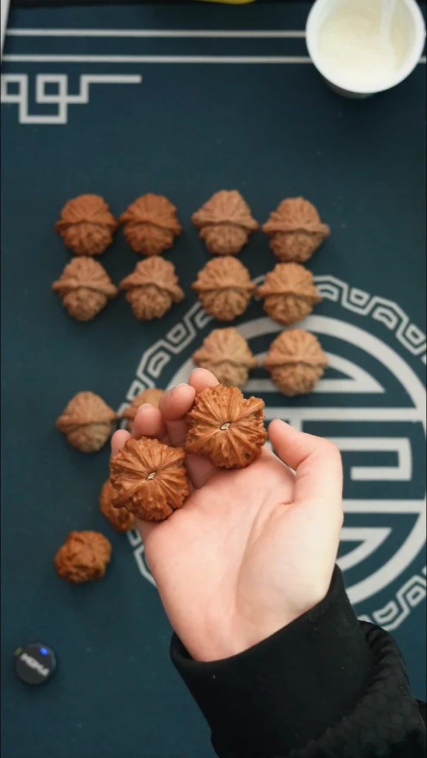 吊坠文玩核桃不**声磨盘41正磨全