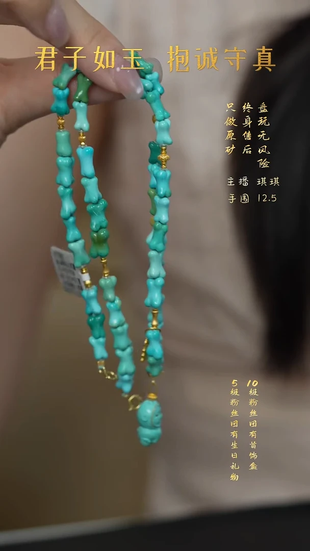 未镶嵌绿松石X11（多样性发一件）项链