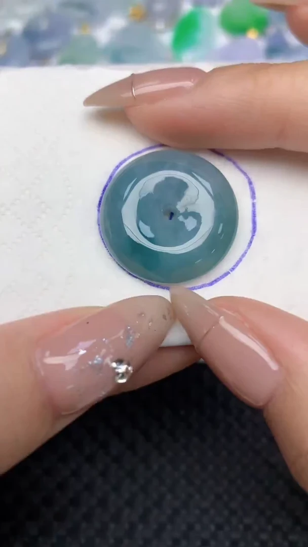 颈饰未镶嵌翡翠天然缅甸翡翠a货百元以上9元证书费自理