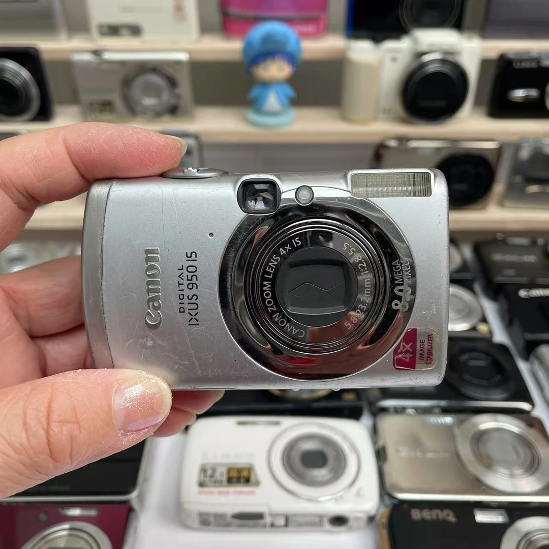 9新 Canon/佳能 佳能IXUS950屏微老化数码CCD相机全套配件 福利价