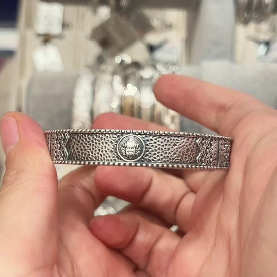 足银手镯 菜百首饰 足银手镯