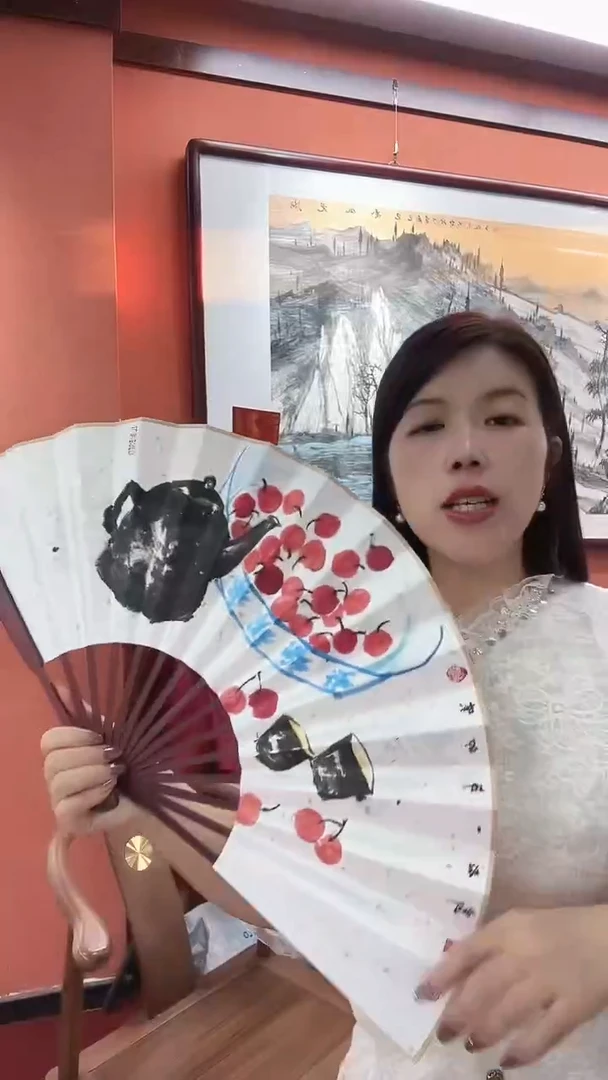 国画申一孜/国画/扇面