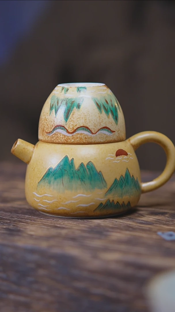 【闪购商品】手绘系列金山套装