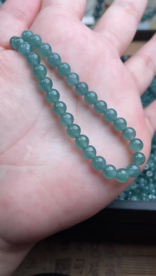 【闪购商品】翡翠手链未镶嵌多样性发货30颗卡6