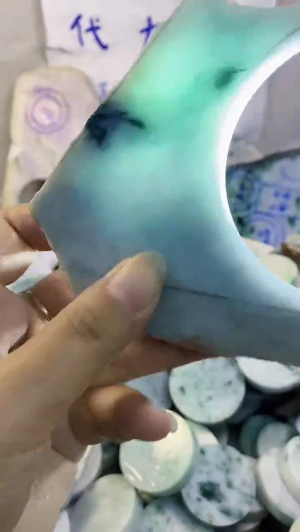 裸石翡翠纯天然A货翡翠214