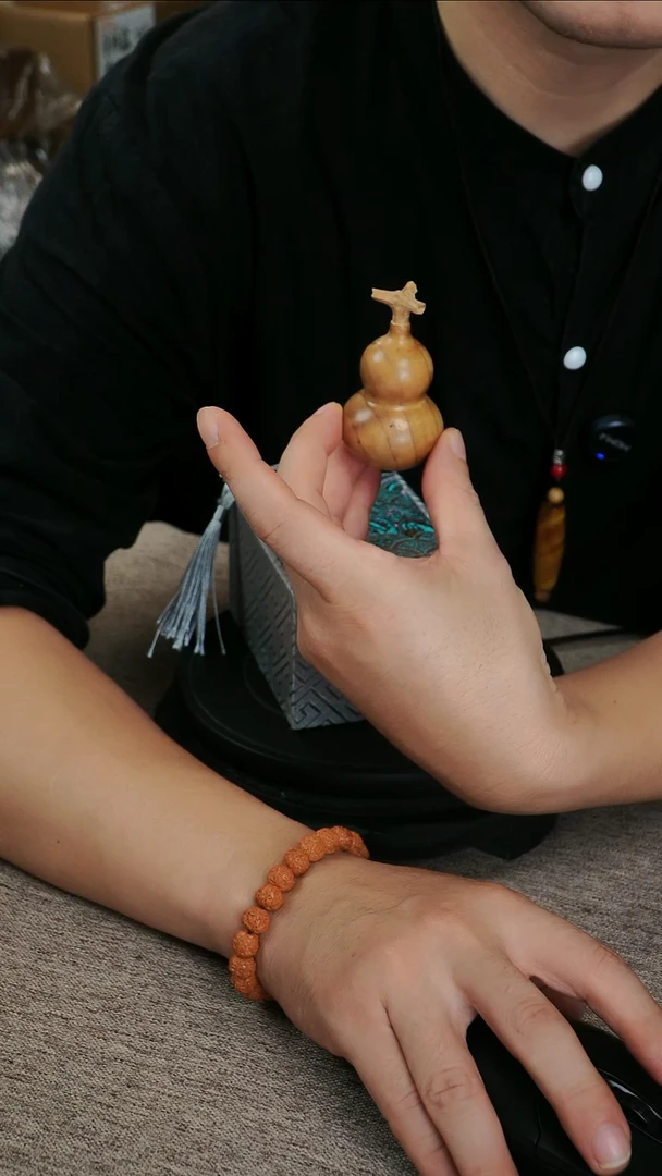 金丝楠金丝楠木枯木葫芦摆件