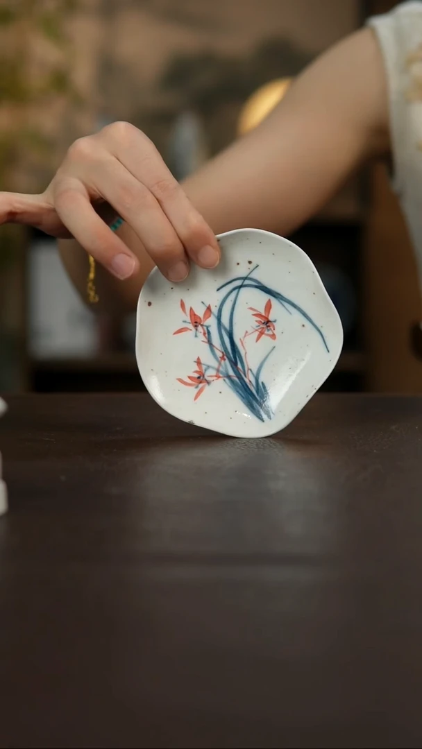 杯景德镇陶瓷杯碗柴烧多人