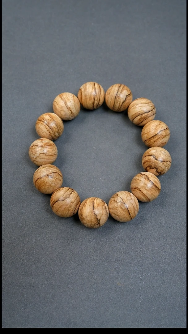 沉香手串18mm达拉干花珠25.16g