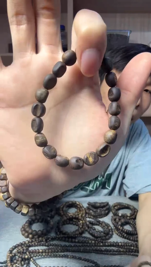 沉香手串07沉水咖啡豆单圈7克+ 多样性发其一