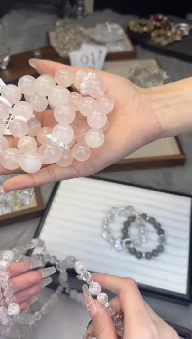 水晶手链未镶嵌天然水晶 多样性发货
