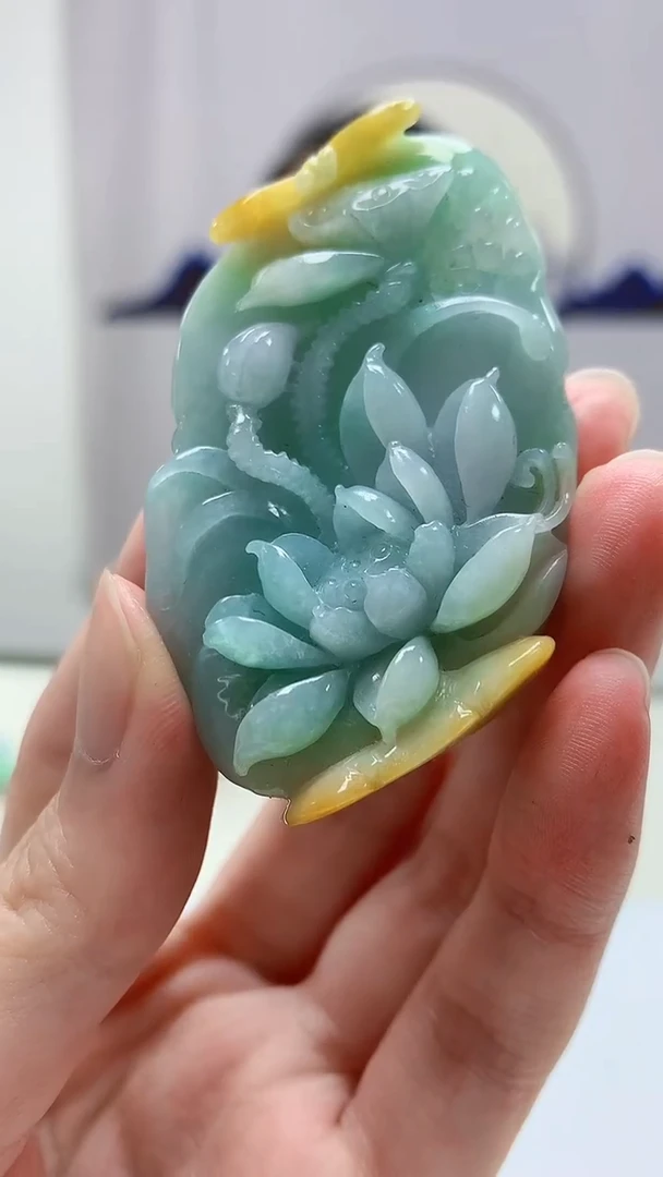 定制翡翠未镶嵌4902zm-毛货挂件111
