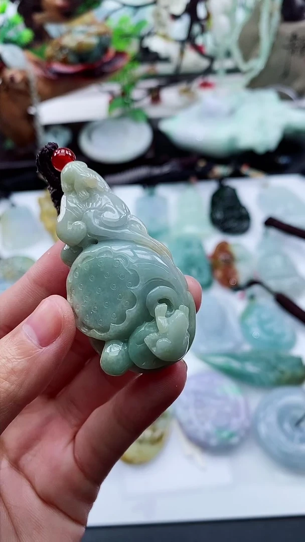 颈饰未镶嵌翡翠天然缅甸A货翡翠