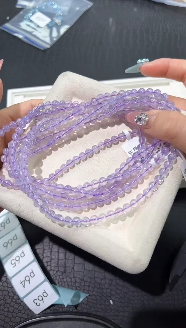 水晶手串未镶嵌63p多样性发其一【1条】默认微瑕