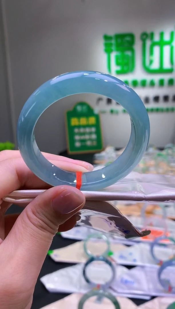 未镶嵌手镯翡翠S22天然A货缅甸翡翠51.5