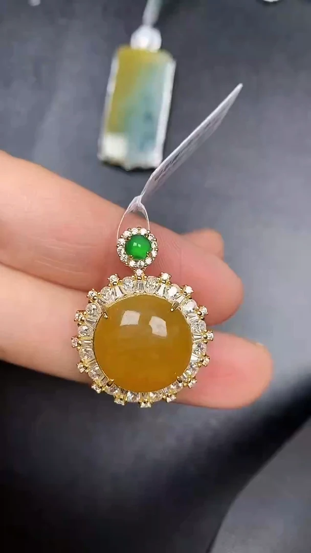 银S925镶嵌戒指翡翠1140