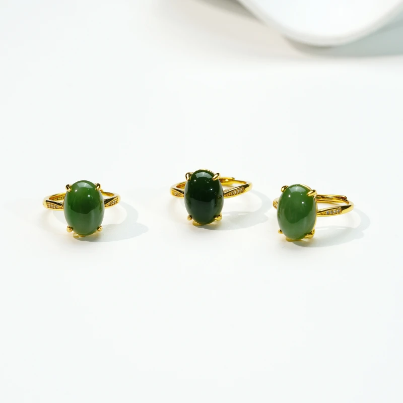 天然和田玉戒指/多样性发其一