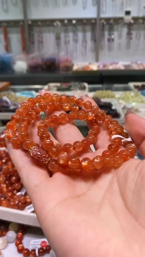 未镶嵌手链长石多样性发其一多圈7+