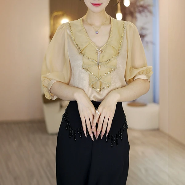 【现货福利】上衣气质优雅时尚OHSHH04188