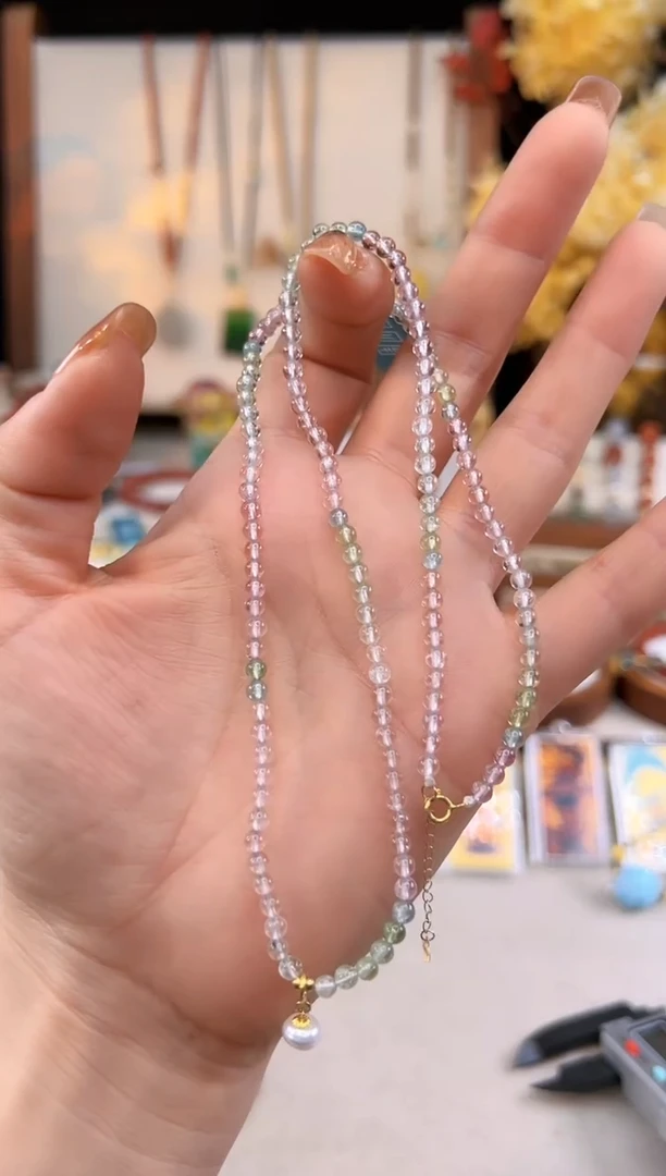 【闪购商品】碧玺颈饰18K金镶嵌@@D921F012867