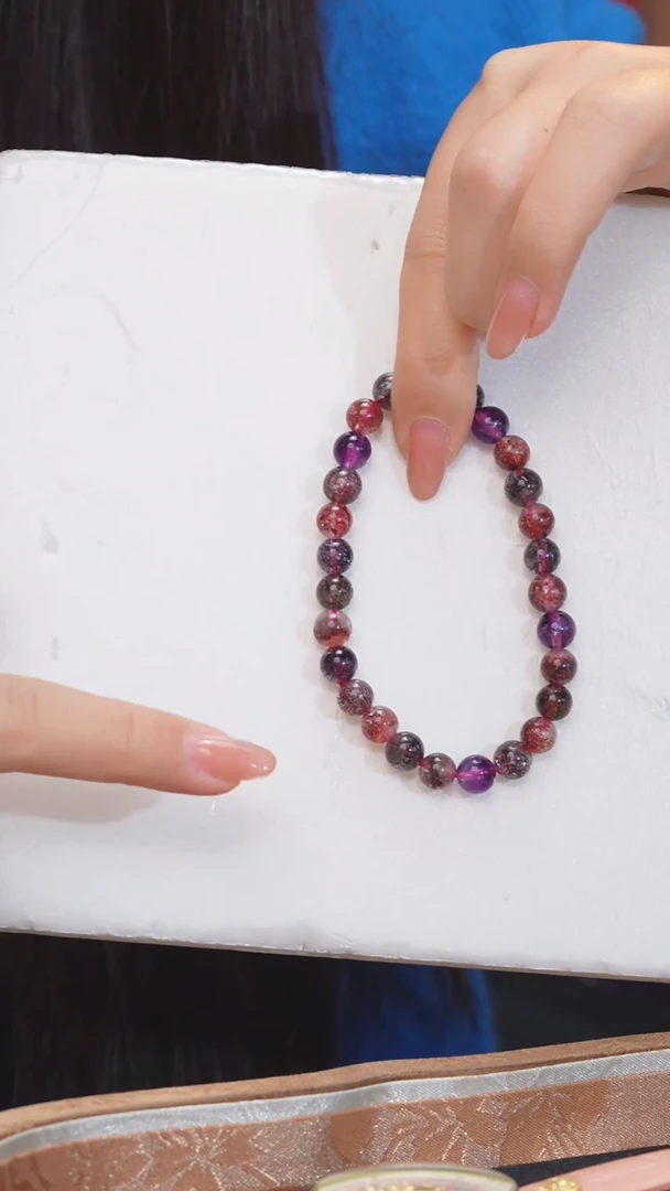 【闪购商品】水晶手串未镶嵌超七卡6-7 多样性发@@P6801