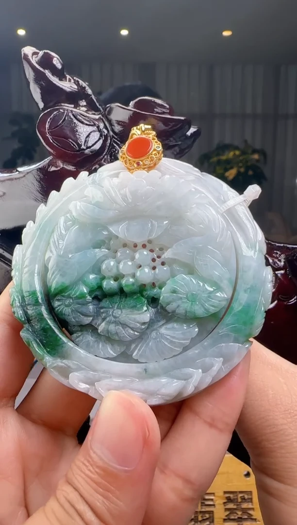 颈饰未镶嵌翡翠一套+配底座XM@@WS50915073