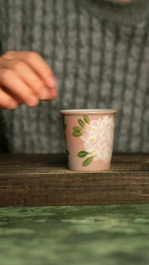 陶瓷青诗集手工手绘瓷器