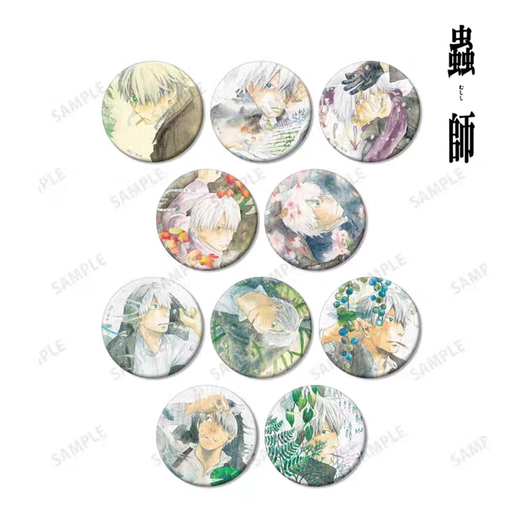 AMNIBUS 虫师 银古 漫画原画和纸风吧唧徽章日版正品官谷