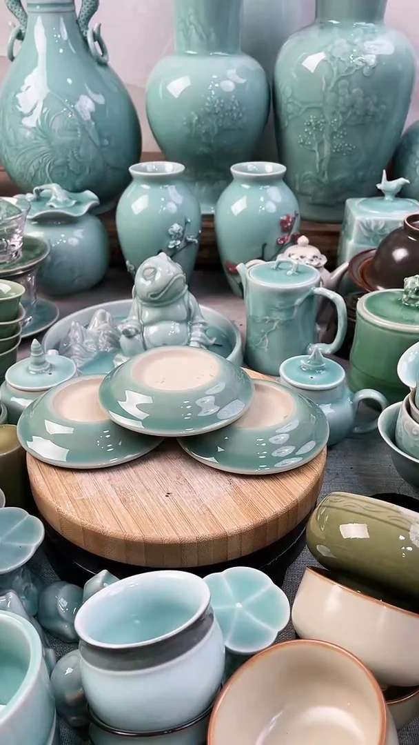 【闪购商品】3个 特价福利 微瑕 慧仙青瓷