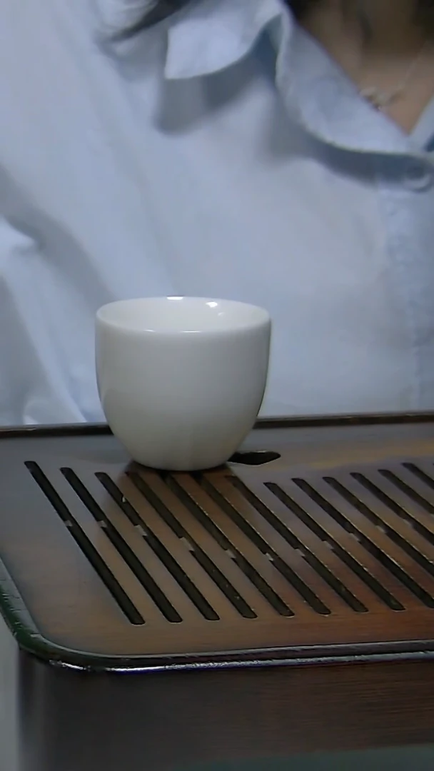 茶杯-羊脂玉-纯白【问鼎杯】6个装