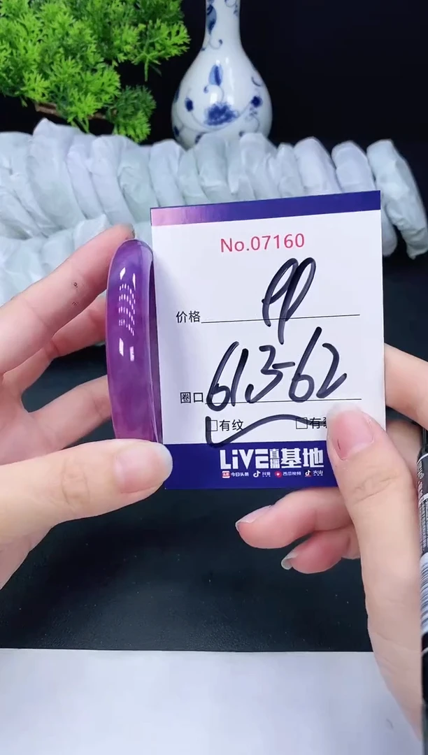 未镶嵌手镯翡翠7160