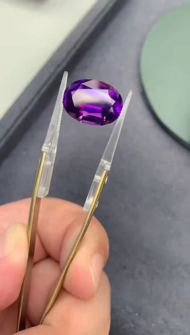 紫晶珠宝半成品未镶嵌14ct紫水晶 AF