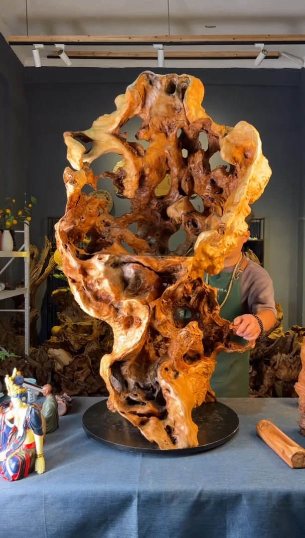 木卢师傅根艺作品（不包含人物摆件）