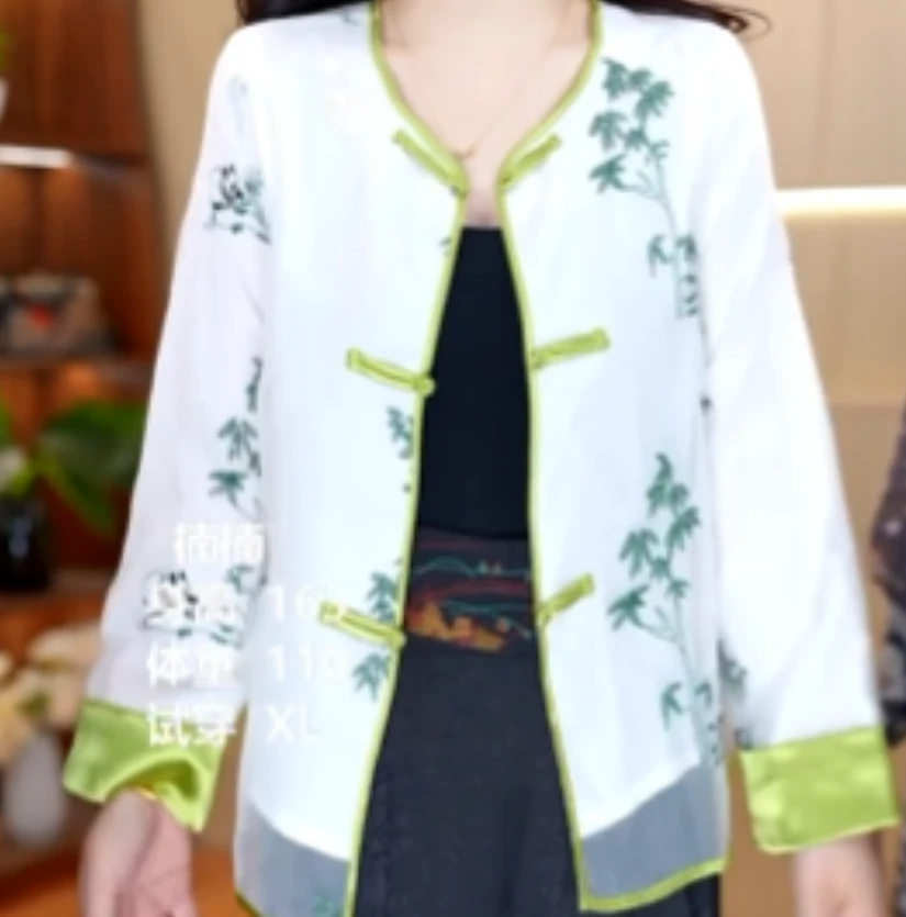 6822-25新款长袖女士小衫上衣