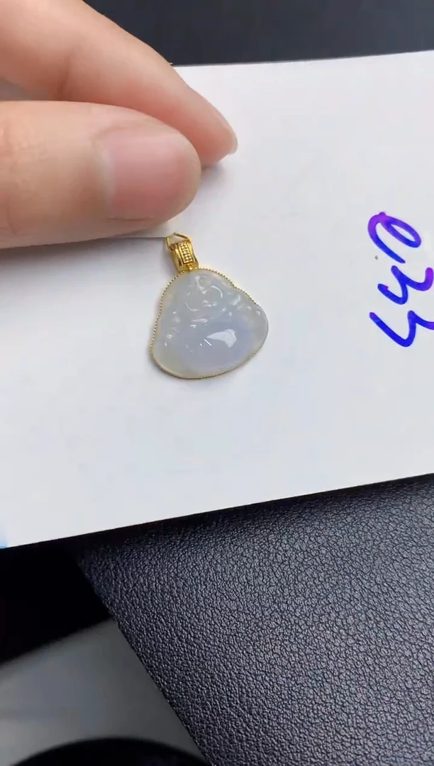 【闪购商品】翡翠颈饰18K金镶嵌000000000