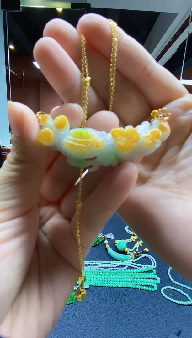 颈饰未镶嵌翡翠翡翠吊坠