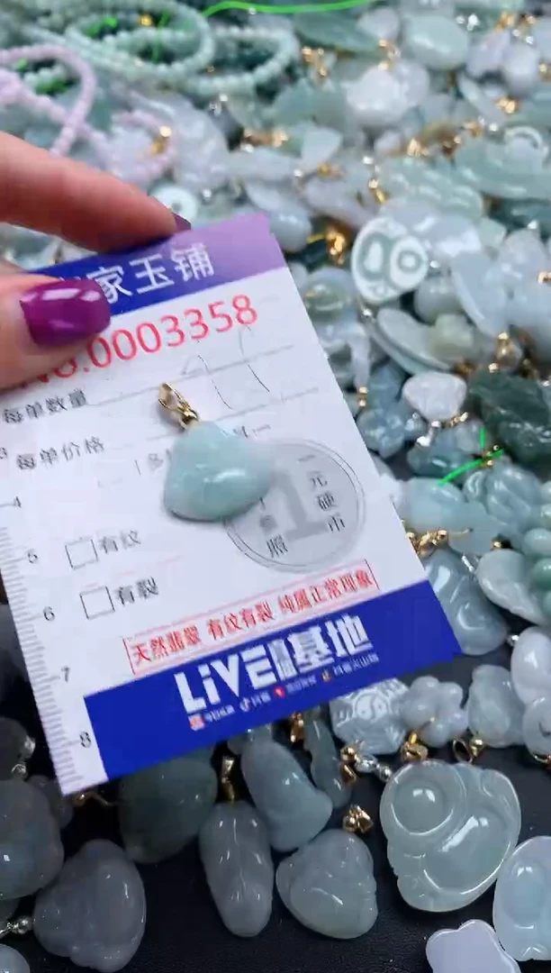 颈饰未镶嵌翡翠3358