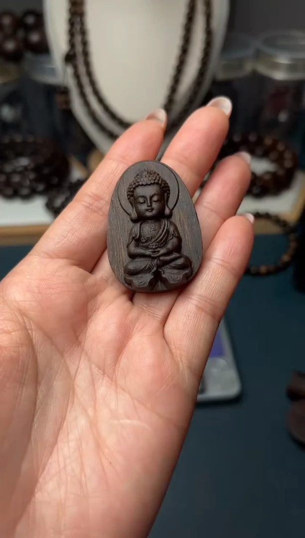 【闪购商品】沉香木吊坠白奇楠挂件