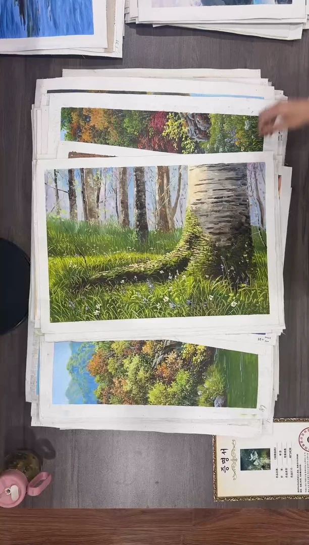 油画【57号】约53*35cm丨朝鲜原创纯手绘孤品油画丨顺丰包邮