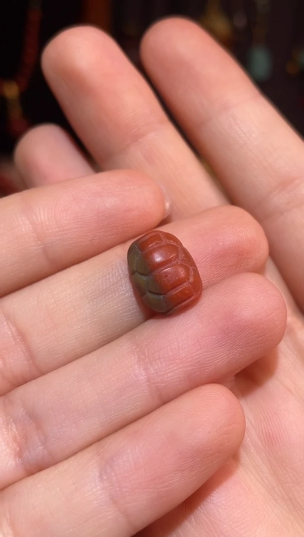 未镶嵌戒指南红玛瑙南红龟甲