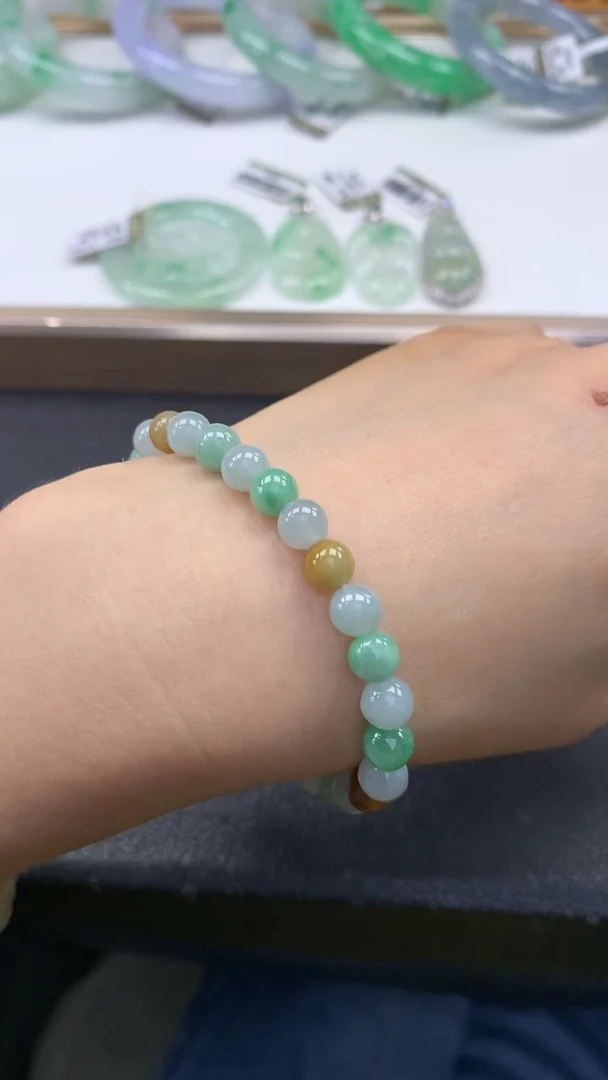 未镶嵌手串翡翠.............