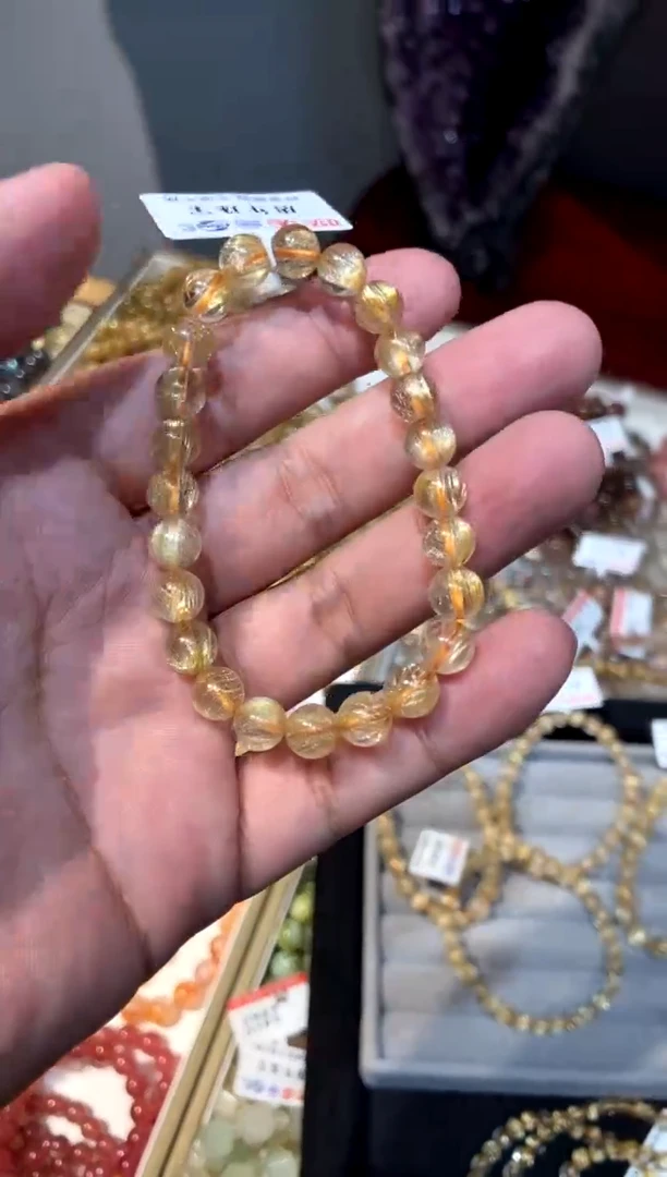 【闪购商品】水晶563-未镶嵌金发7mm+ 拍10单发货