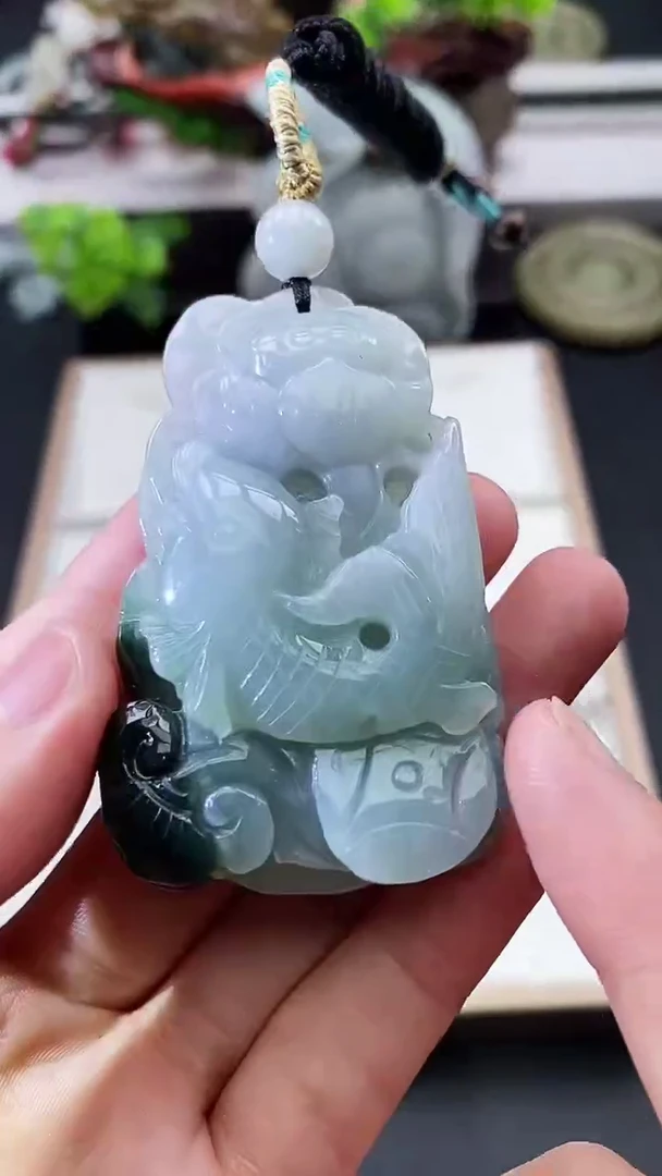 颈饰未镶嵌翡翠天然缅甸A货翡翠