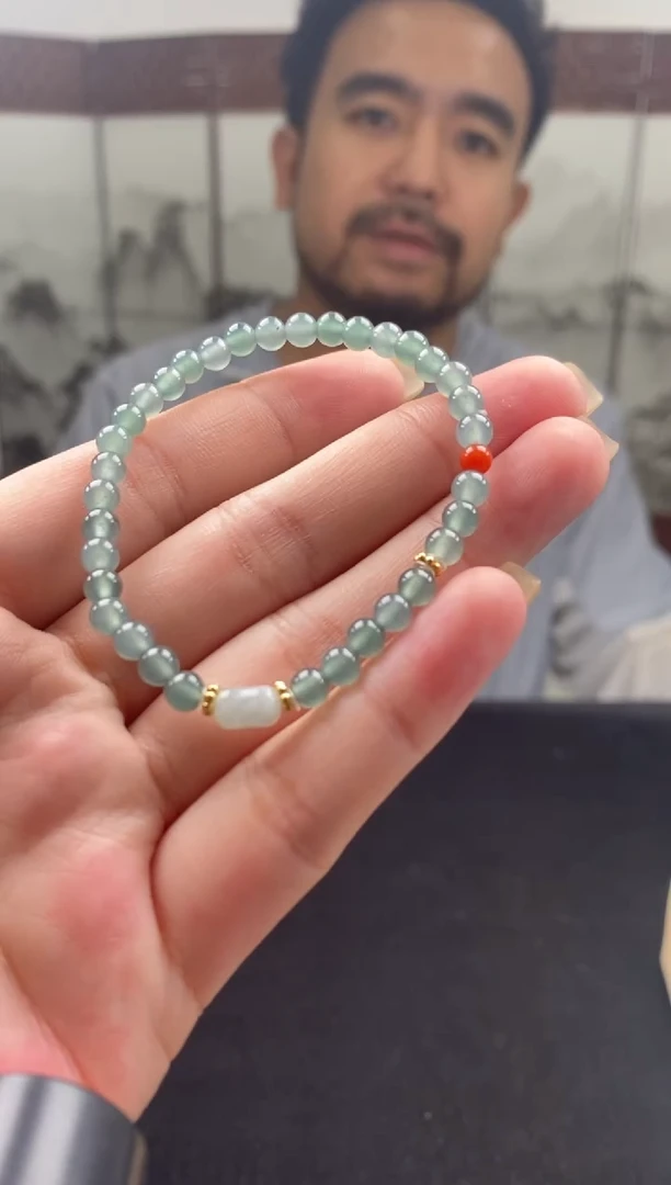 未镶嵌手串翡翠手串