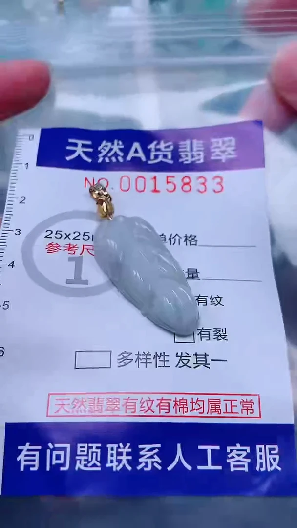 吊坠(不含链)未镶嵌翡翠1