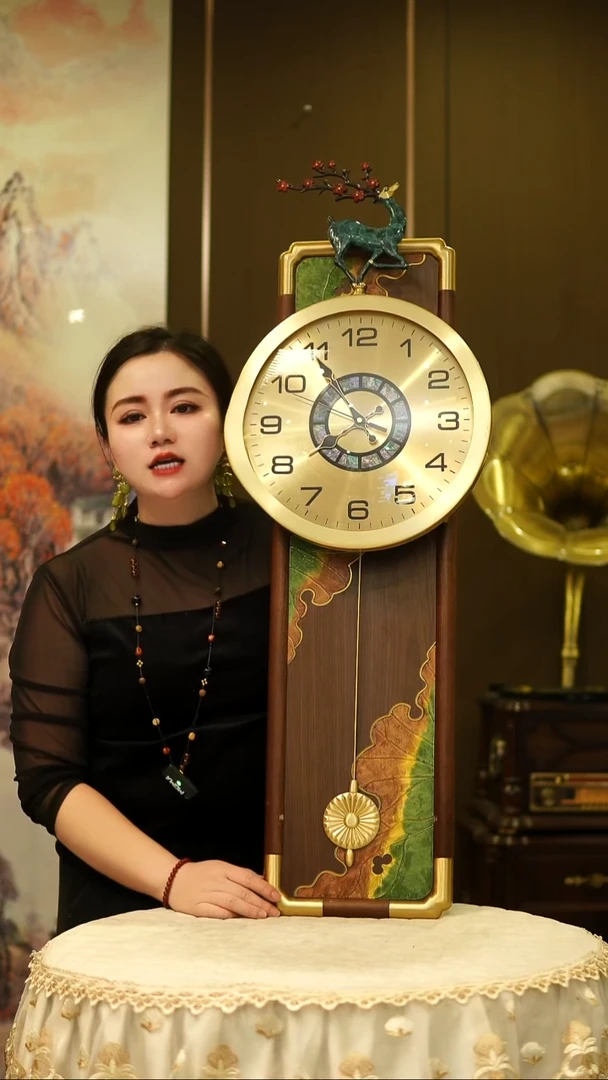 无框款中式挂钟112112