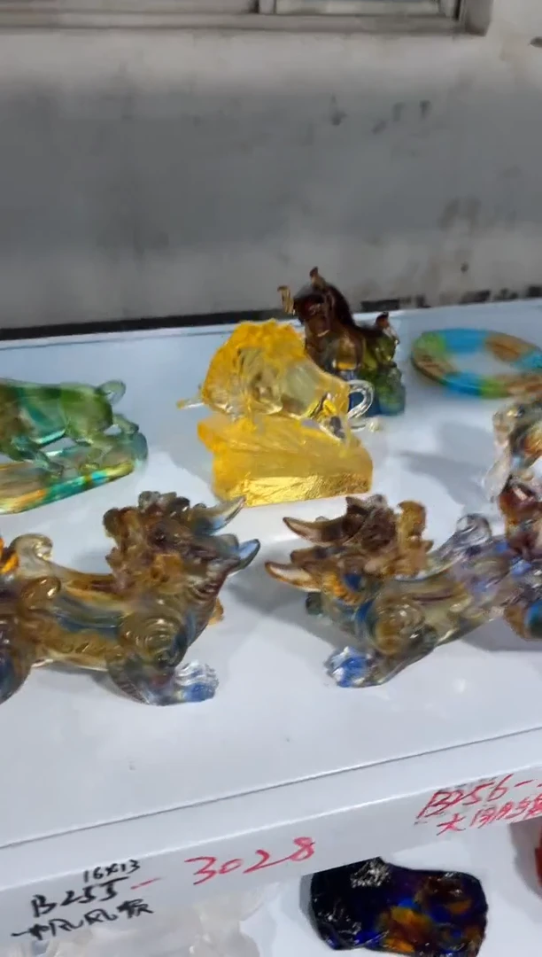 手工艺品琉璃337 338 微瑕纯手工古法琉璃