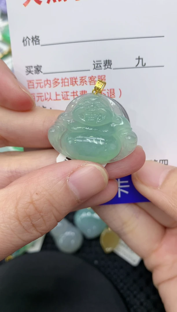 【闪购商品】翡翠颈饰18K金镶嵌11111111111