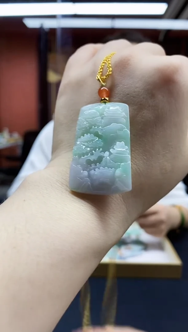 颈饰未镶嵌翡翠翡翠吊坠