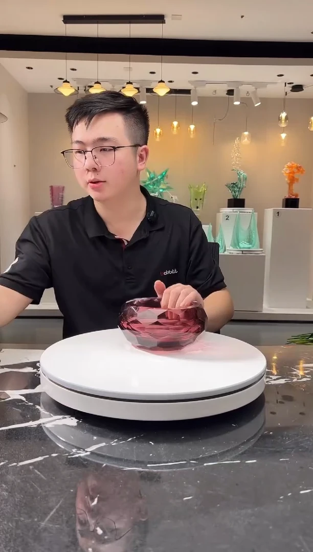 摆件巴比特美学 冷磨切面烟灰缸