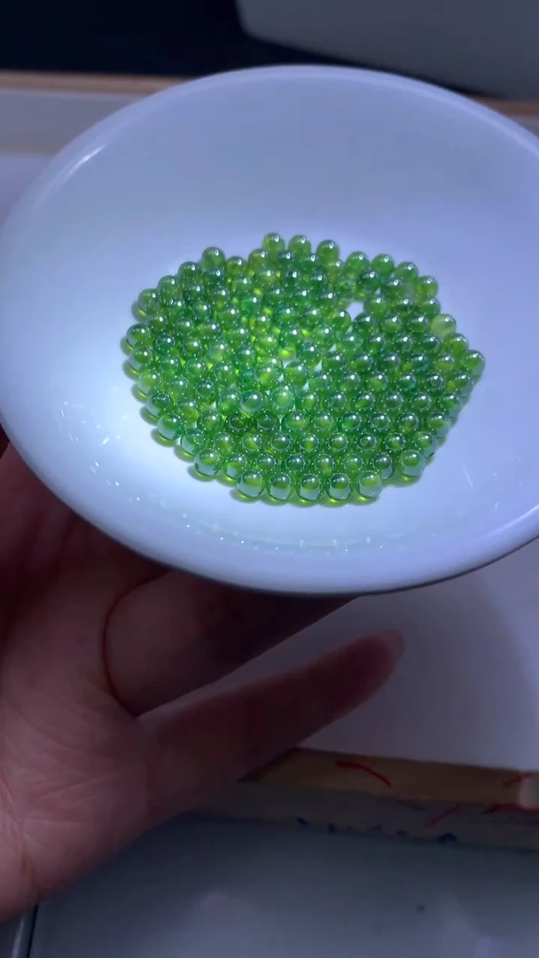 裸石红宝石M459 绿 宝石4mm10个9.9元
